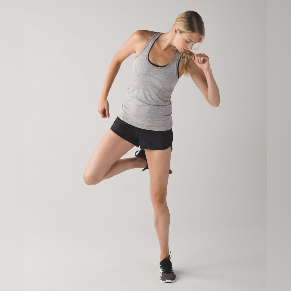 Lululemon Speed Short *4-way Stretch 2.5" Black Size 6